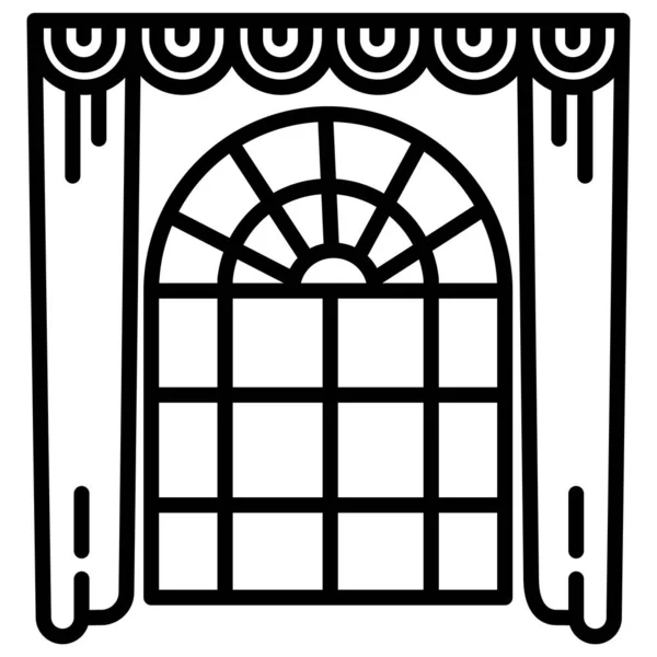 Ventana Icono Web Ilustración Simple — Vector de stock