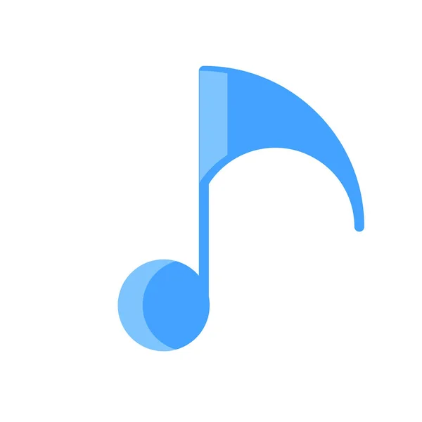 Musik Note Symbol Vektor Illustration — Stockvektor