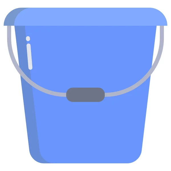 Washing Bucket Icon Vector Illustration — Stock Vector