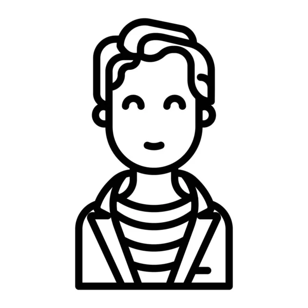 Avatar Icono Web Vector Ilustración — Archivo Imágenes Vectoriales