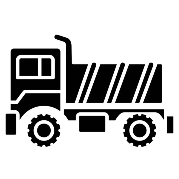 Truck Web Icon Simple Illustration — Stock Vector