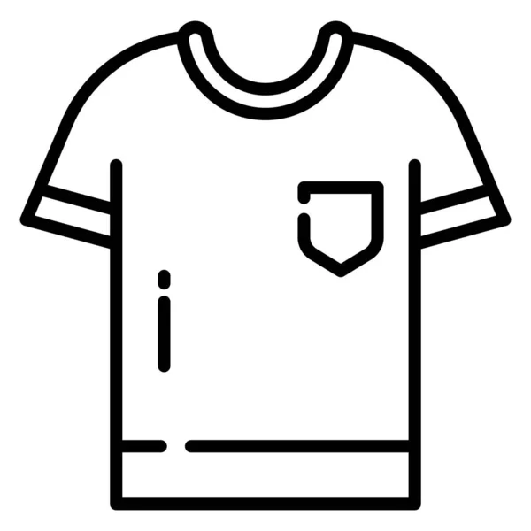 Koszulka Prosty Ikona Ilustracji Wektorowych — Wektor stockowy