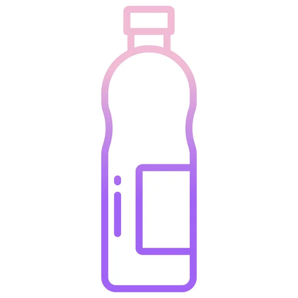 Icono Botella Agua Vector Ilustración — Archivo Imágenes Vectoriales