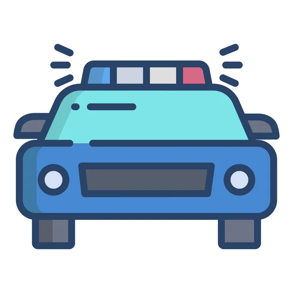 Car Web Icon Vector Illustration — Stock Vector