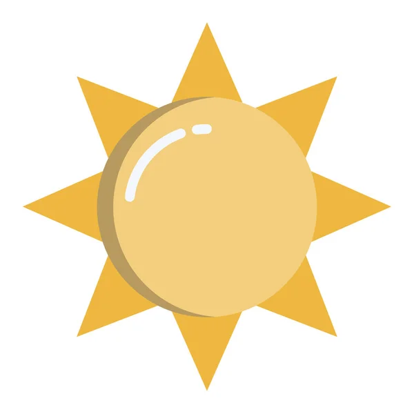 Sun Simple Icon Vector Illustration — Stock Vector