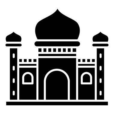 Cami. Web simgesi basit illüstrasyon
