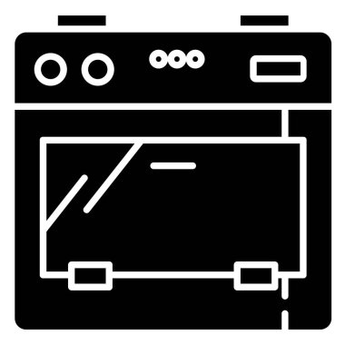 Fırın. Web simgesi basit illüstrasyon 