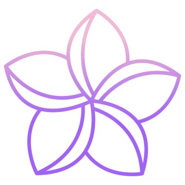 Çiçek. Web simgesi basit illüstrasyon