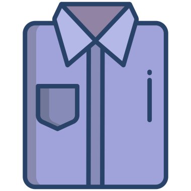 Gömlek. Web simgesi basit illüstrasyon