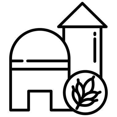 Ev. Web simgesi basit illüstrasyon