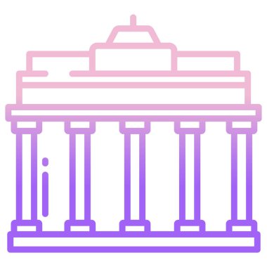 Bina. Web simgesi basit tasarım