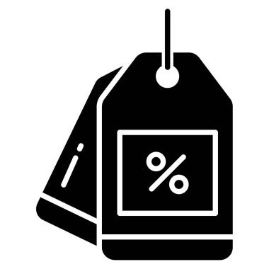 indirimli etiket, basit tasarım, vektör illüstrasyonu