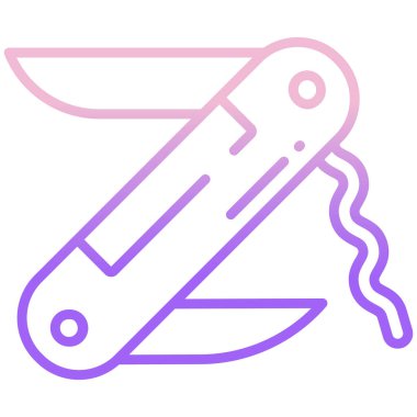 Faydalı Bıçak web simgesi basit vektör illüstrasyonuName