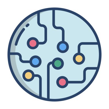 genel ağ çizgisi vektör simgesi