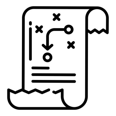 Çizgi film simgesinin vektör çizimi