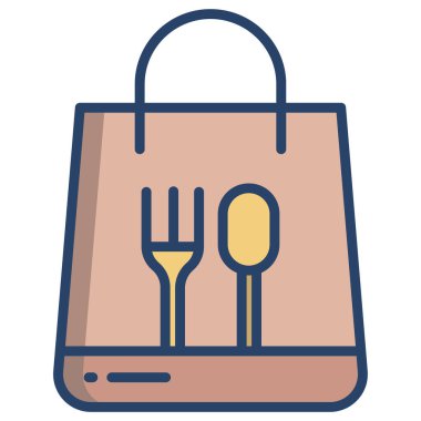 çanta vektör illüstrasyon