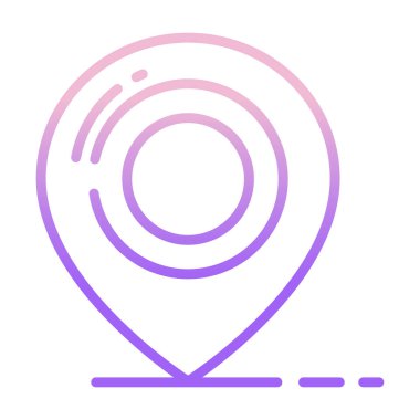 Harita işaretleyici simgesi. Konum kodu. gps navigasyon sembolü.