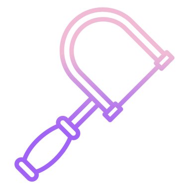 Gördüm. Web simgesi basit illüstrasyon