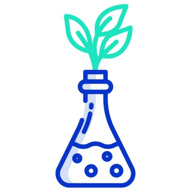 Bitki. Web simgesi basit illüstrasyon