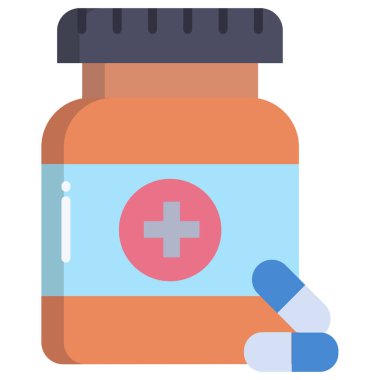 Vitamin Ağı simgesi basit vektör illüstrasyonu