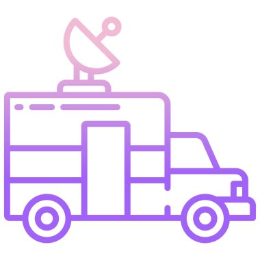 Kargo kamyon, vektör çizim