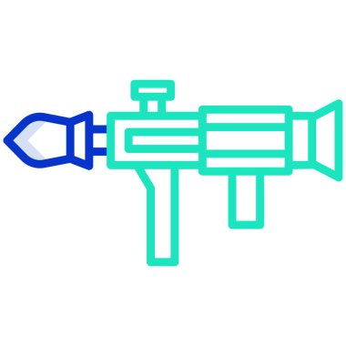 Silah. Web simgesi basit illüstrasyon