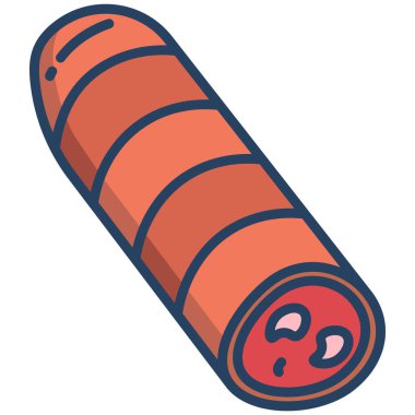 Tek bir simgenin vektör illüstrasyonu