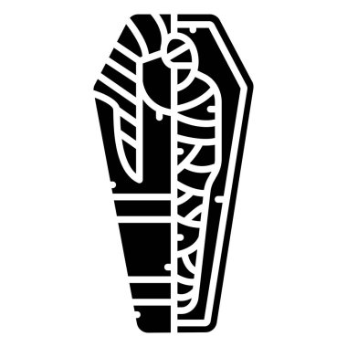 Bir kadın baş simgesinin vektör illüstrasyonu