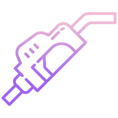 Yakıt Simgesi Vektörü. Basit düz sembol