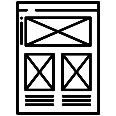 Bir hediye simgesinin vektör illüstrasyonu