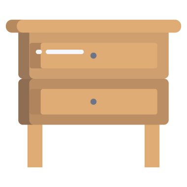 Masa lambası basit simgesi, vektör çizim