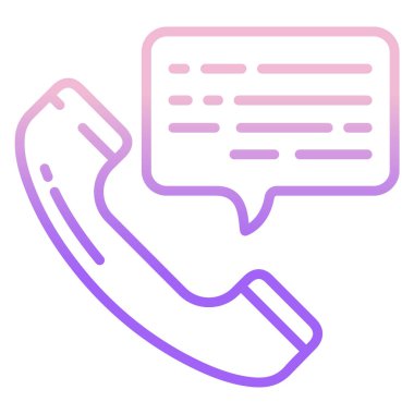 telefon web simgesi, vektör çizim 