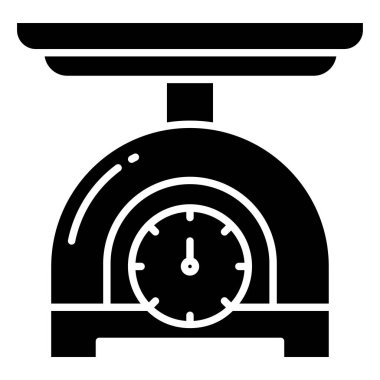 Mutfak pulları ikonu. Ağırlık vektör sembolü arşivini özetle