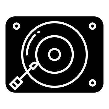 Döndürülebilir basit simge, vektör illüstrasyonu