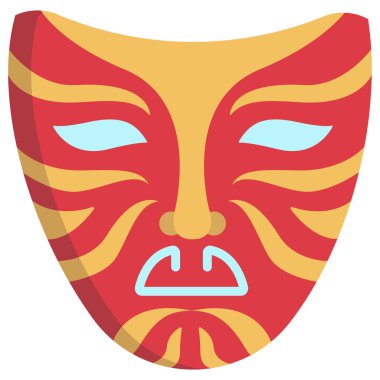 Maske. Web simgesi basit tasarım