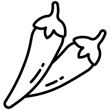 sebze. Web simgesi basit illüstrasyon