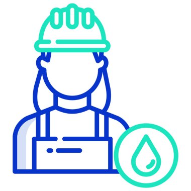 Namlusu olan bir işçi.