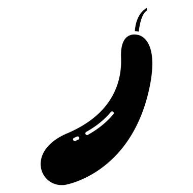 Patlıcan. Web simgesi basit illüstrasyon 