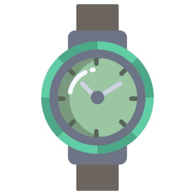 Kol saati. Web simgesi basit illüstrasyon