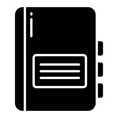 Günlük simgesi vektör illüstrasyonu