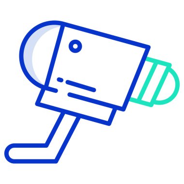 Kamera simgesinin vektör illüstrasyonu