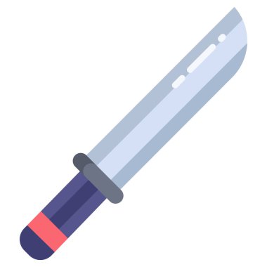 Bıçak ağ simgesi, vektör illüstrasyonu 