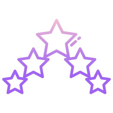 yıldız simgesi vektör illüstrasyonu