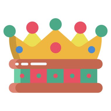 Web simgesi, vektör çizim taç 