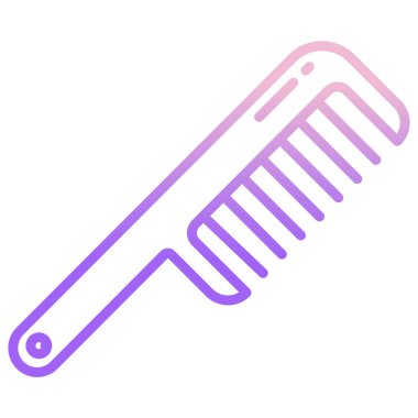 tarak simgesi. vektör illüstrasyonu