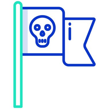 Bayrak. Web simgesi basit tasarım 