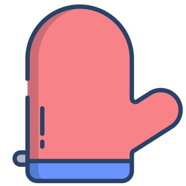 Sauna Eldivenleri. Web simgesi basit tasarım