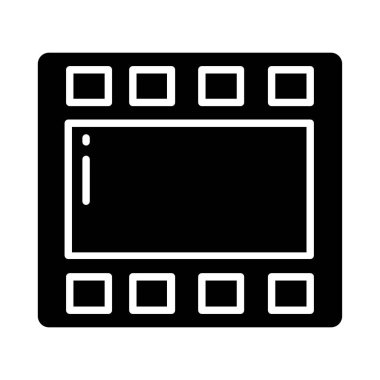 video kamera ikonu vektör illüstrasyonu