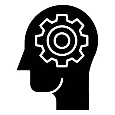 Beyaz arkaplanda basit bir vektör simgesi düşünülüyor