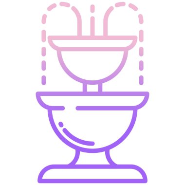 mor küvet. Basit tasarım